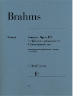 Johannes Brahms: Sonatas Op.120 No.1 (noty na klarinet)