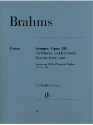 Johannes Brahms: Sonatas Op.120 No.1 (noty na klarinet)