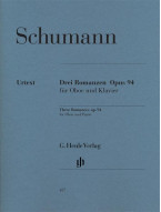 Robert Schumann: 3 Romances Op.94 (noty na hoboj, klavír)