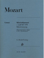 W.A. Mozart: Piano Concerto In C Minor K. 491 (noty na čtyřruční klavír)