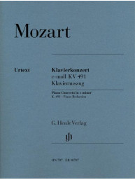W.A. Mozart: Piano Concerto In C Minor K. 491 (noty na čtyřruční klavír)