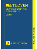 Ludwig van Beethoven: Piano Concerto No.1 In C Op.15 - Study Score (noty pro klavír, orchestr)