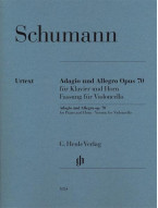 Robert Schumann: Adagio and Allegro op. 70 (noty na violoncello, klavír)