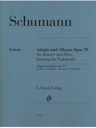 Robert Schumann: Adagio and Allegro op. 70 (noty na violoncello, klavír)