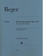 Max Reger: Clarinet Sonata Op.107 (noty na violu, klavír)