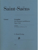 Camille Saint-Saëns: Cavatine Op.144 (noty na pozoun, klavír)