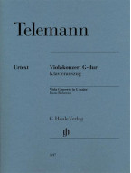 Georg Philipp Telemann: Viola Concerto In G Major (noty na violu, klavír)