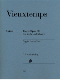 Henri Vieuxtemps: Élégie Opus 30 (noty na violu, klavír)