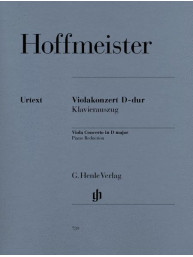 Franz Anton Hoffmeister: Viola Concerto D Major (noty na violu, klavír)