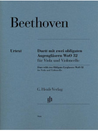 Ludwig van Beethoven: Duet With Two Obligato Eyeglasses, WoO 32 (noty na violu, violoncello)
