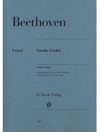 Ludwig van Beethoven: Goethe Songs (noty na zpěv, klavír)