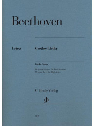 Ludwig van Beethoven: Goethe Songs (noty na zpěv, klavír)