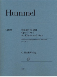 Johann Nepomuk Hummel: Sonata in Eb Major, Op. 5, No. 3 (noty na violu, klavír)