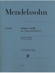 Felix Mendelssohn Bartholdy: Sonata in C Minor (noty na violu, klavír)