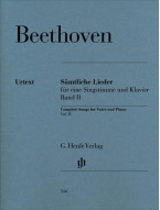 Ludwig van Beethoven: Complete Songs 2 (noty na zpěv, klavír)