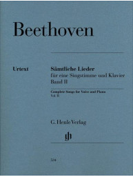 Ludwig van Beethoven: Complete Songs 2 (noty na zpěv, klavír)