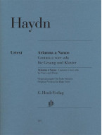 Franz Joseph Haydn: Arianna A Naxos (noty na zpěv, klavír)