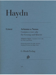 Franz Joseph Haydn: Arianna A Naxos (noty na zpěv, klavír)