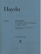 Franz Joseph Haydn: 2 Duets for Soprano, Tenor and Piano (noty na zpěv, klavír)