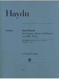 Franz Joseph Haydn: 2 Duets for Soprano, Tenor and Piano (noty na zpěv, klavír)