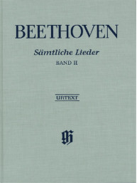 Ludwig van Beethoven: Complete Songs II (noty na klavír, zpěv) - tvrdá vazba