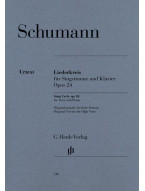 Robert Schumann: Song Cycle Op. 24 (noty na zpěv, klavír)