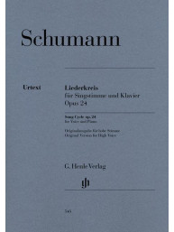 Robert Schumann: Song Cycle Op. 24 (noty na zpěv, klavír)