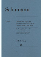Robert Schumann: Song Cycle Op.39 (noty na zpěv, klavír)