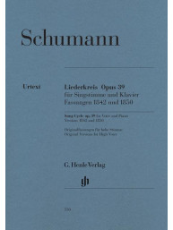Robert Schumann: Song Cycle Op.39 (noty na zpěv, klavír)