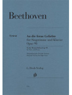 Ludwig van Beethoven: To the Distant Beloved, Op. 98 (noty na zpěv, klavír)