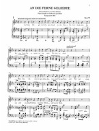 Ludwig van Beethoven: To the Distant Beloved, Op. 98 (noty na zpěv, klavír)