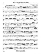 Jean-Baptiste Arban: 14 Characteristic Studies (noty na trubku)