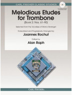 Marco Bordogni: Melodious Etudes for Trombone, Book 2: Nos. 61-90 (noty na pozoun) (+audio)