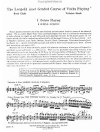 Leopold Auer: Graded Course of Violin Playing 8 (noty na housle)