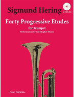 Sigmund Hering: 40 Progressive Etudes (noty na trubku) (+audio)