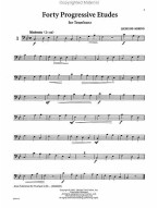 Sigmund Hering: 40 Progressive Etudes (noty na pozoun) (+audio)