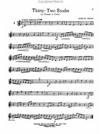 Sigmund Hering: 32 Etudes (noty na trubku)