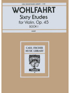 Franz Wohlfahrt: 60 Etudes Op.45, Book 1 (noty na housle)