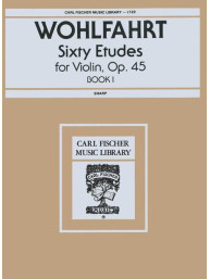 Franz Wohlfahrt: 60 Etudes Op.45, Book 1 (noty na housle)