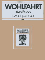 Franz Wohlfahrt: 60 Etudes Op.45, Book 2 (noty na housle)
