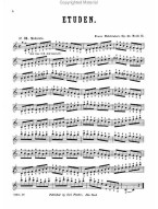 Franz Wohlfahrt: 60 Etudes Op.45, Book 2 (noty na housle)