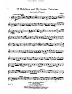 J.L. Small: 27 Melodious & Rhythmical Exercises (noty na trubku)