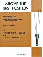 M. Holmes; R. Webber: Above The First Position (noty na housle)
