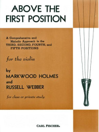 M. Holmes; R. Webber: Above The First Position (noty na housle)