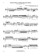 Johann Sebastian Bach: 6 Sonatas and Partitas for Violin Alone (noty na housle)
