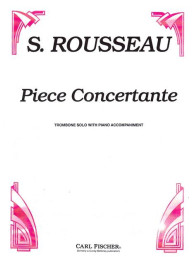Samuel Rousseau: Piece Concertante (noty na pozoun, klavír)