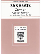 Pablo de Sarasate, Georges Bizet: Carmen Fantasy Opus 25 (noty na housle, klavír)