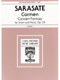 Pablo de Sarasate, Georges Bizet: Carmen Fantasy Opus 25 (noty na housle, klavír)