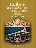 Johann Sebastian Bach: 6 Cello Suites For Trombone (noty na pozoun)