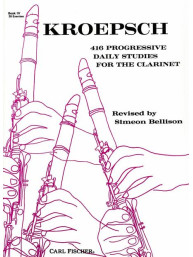 Fritz Kroepsch: 416 Progressive Daily Studies Book 4 - 26 Exercise (noty na klarinet)
